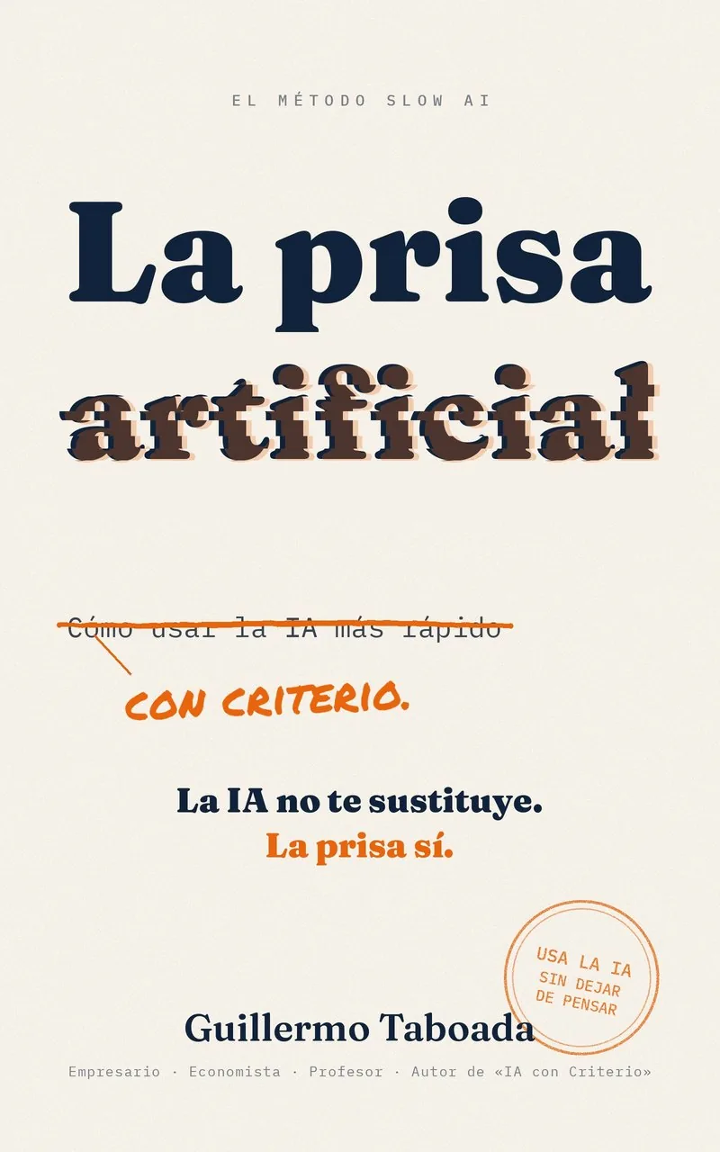 Portada de La prisa artificial