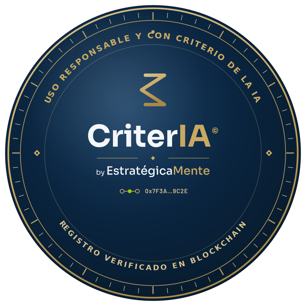 CriterIA©: el sello que certifica el uso responsable de la IA